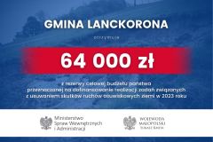 Czeki osuwiska 2023 - Gmina Lanckorona